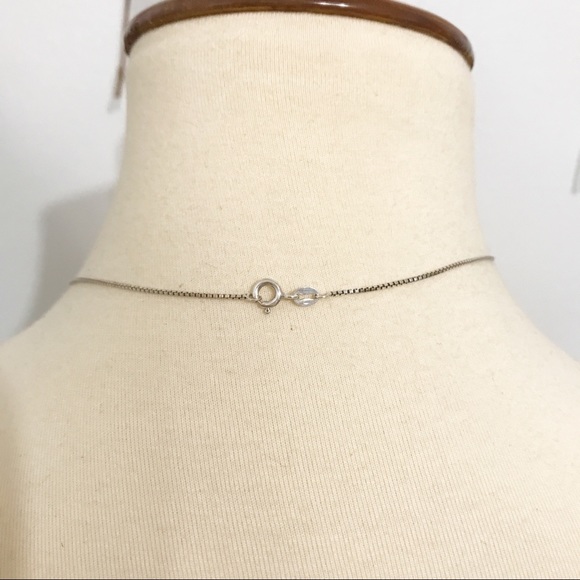 • Vintage • Sterling Hook Necklace - Picture 4 of 6